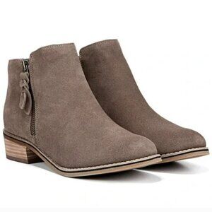 Blondo Liam Suede Ankle Booties Size Zip Open Toe Ankle Boot